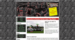 Desktop Screenshot of lasertag.xtremevortex.co.uk